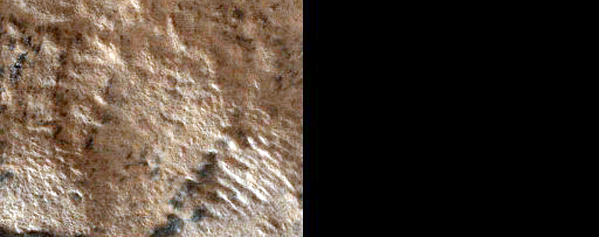 Fresh Scarps and Fractures on North-Facing Escarpment