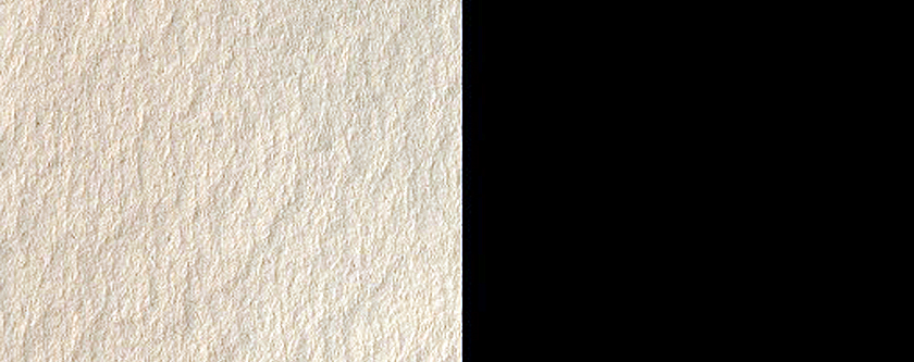 Crater in Mantling Deposit