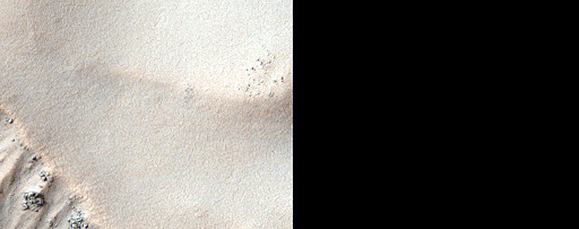 Monitor Gullies in Heaviside Crater