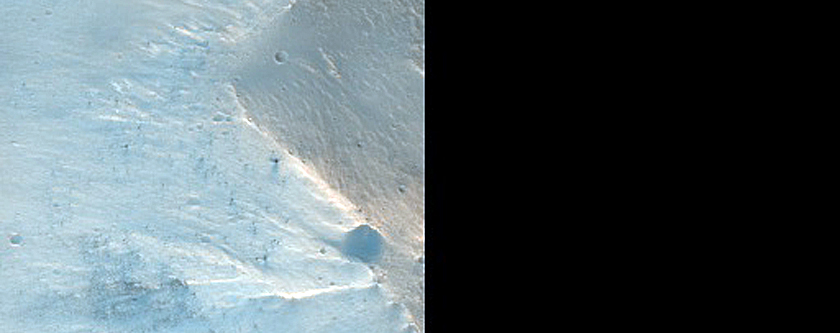 Landslide on Northern Wall of Coprates Chasma 