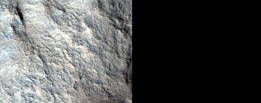 Central Structure of Crater in Chryse Planitia