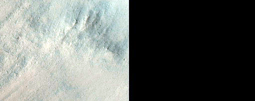 Terrain East of Denning Crater