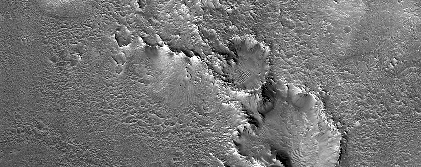 Monitoring Rockfalls North of Mojave Crater