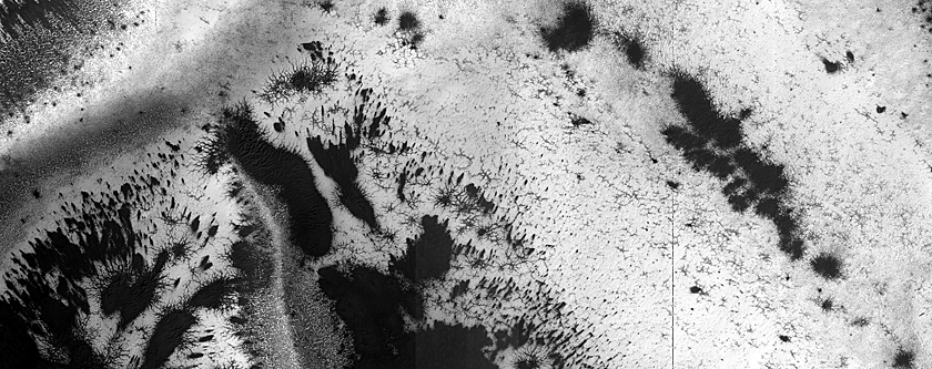 Monitor Defrosting Patterns on Ridges in Region Dubbed Inca City