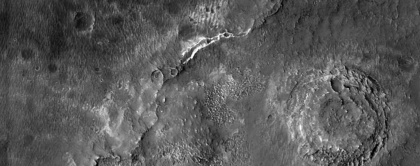 Inverted Channel in Noachis Terra