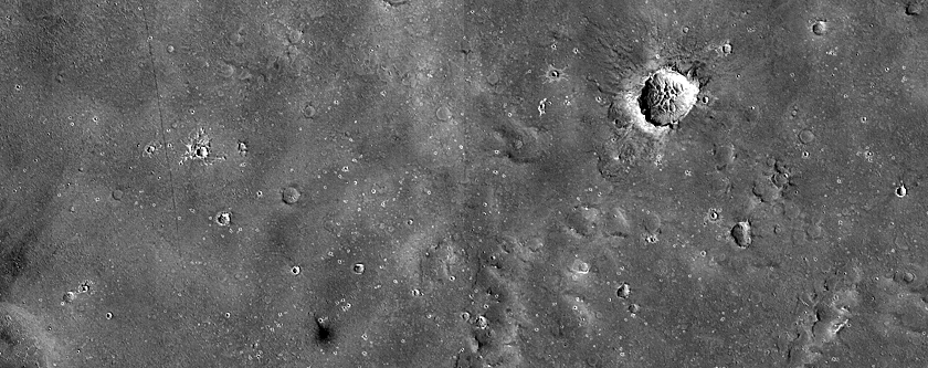 Candidate Recent Impact Site