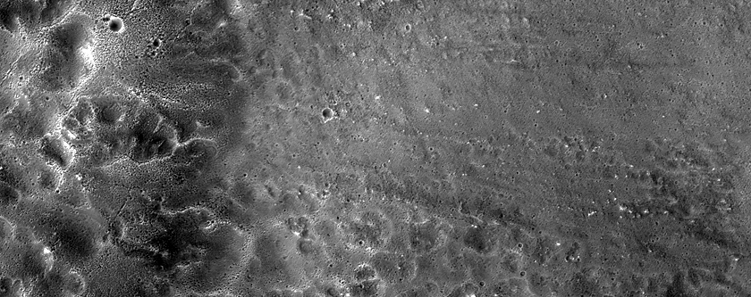Well-Preserved Pitted Ejecta Deposits Associated with Bamberg Crater