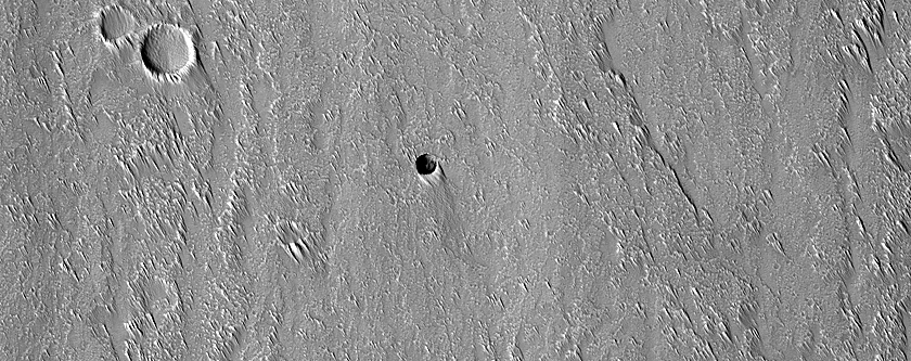 Pit on Arsia Mons