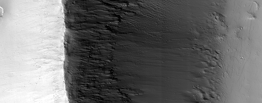Terrain near Tharsis Tholus
