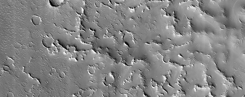 Layered Mesa near Granicus Valles
