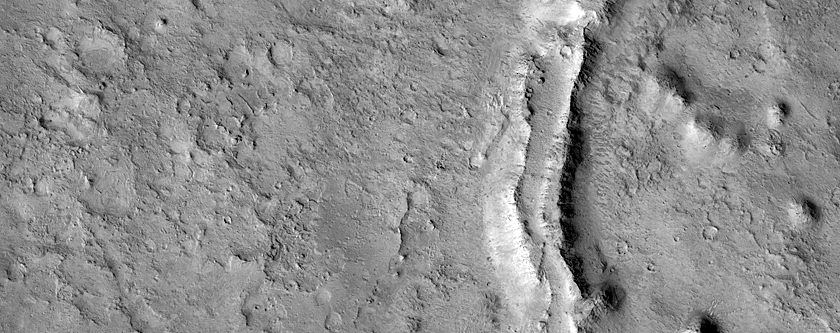 Inverted Channel in Arabia Terra
