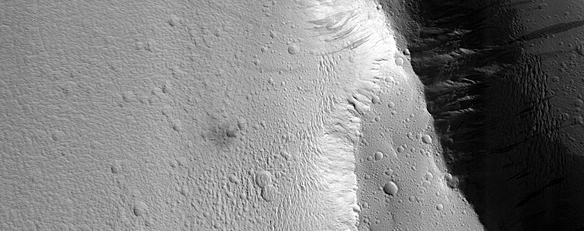 Candidate Recent Impact Site