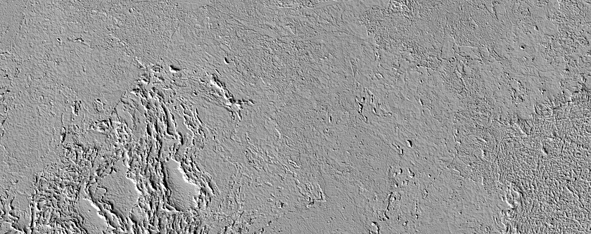 Lava Flows in Marte Vallis