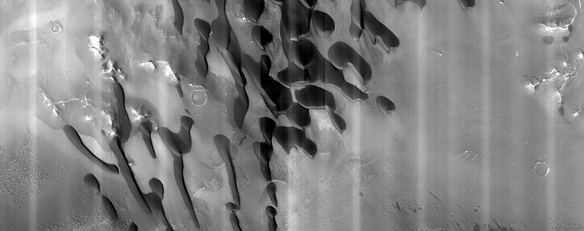 Dune Monitoring in Bamberg Crater