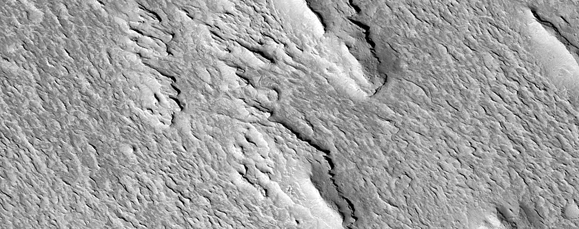 Terrain Sample in Aeolis Planum