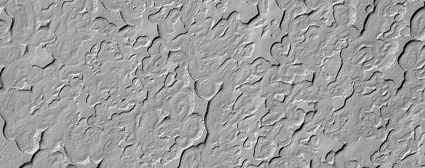 South Polar Cap Terrain