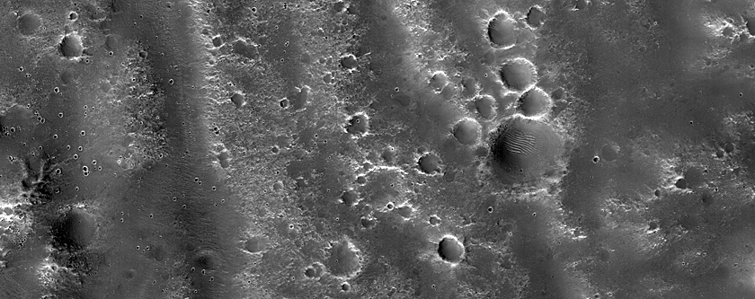 Channels East of Savich Crater