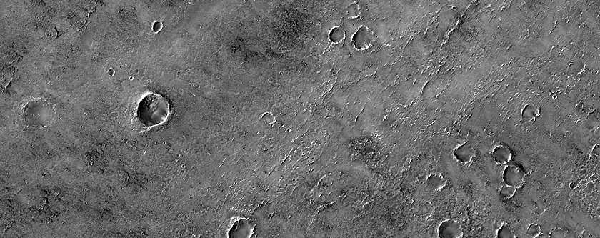 Channel Northwest of Hellas Planitia