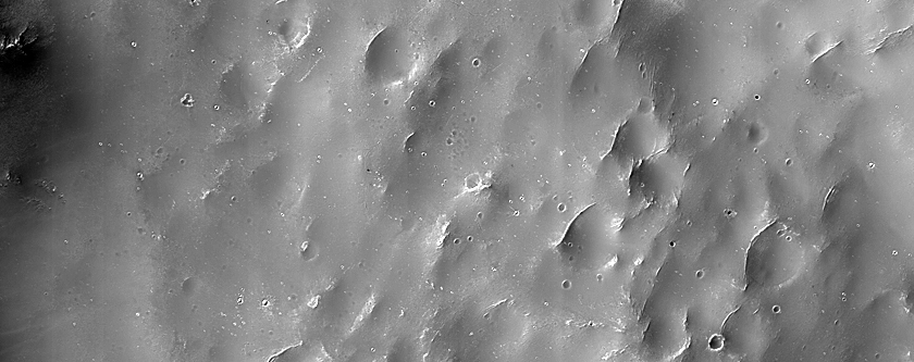 Terrain South of Flaugergues Crater