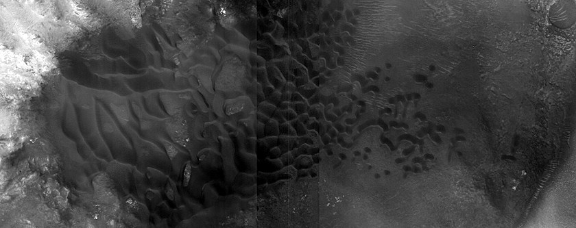 Dune Monitoring in Crater