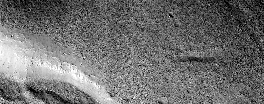 Steep Slopes Very close to 150-Meter Diameter Fresh Crater