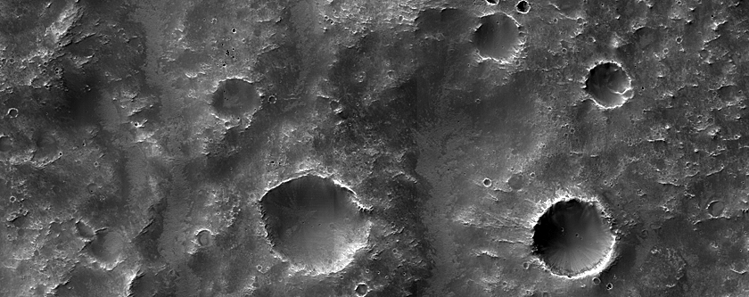 Channel near Huygens Crater
