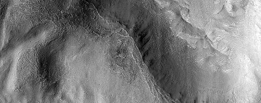 Fluvial Erosion in Harmakhis Vallis
