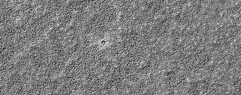 Candidate Impact Site in South Polar Layered Deposits