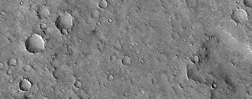 Candidate Recent Impact Site