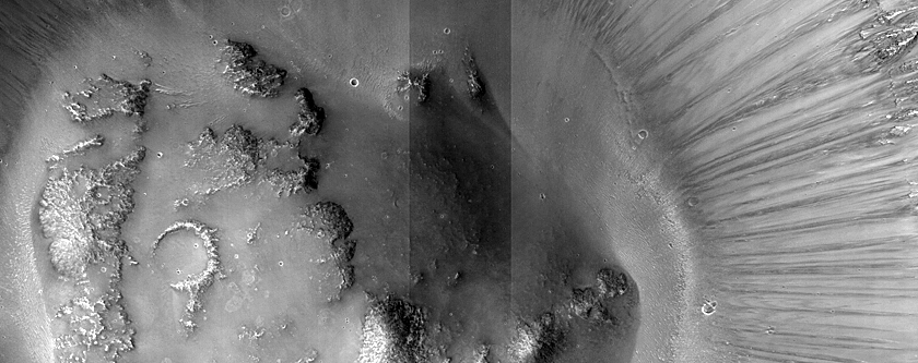 Crater with Steep Slopes
