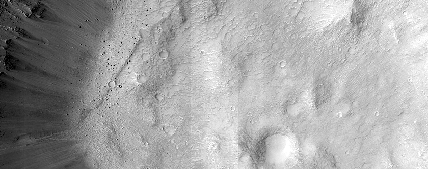 Crater East of Magelhaens Crater