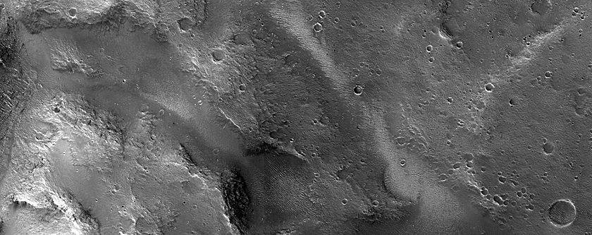 Crater in Margaritifer Sinus