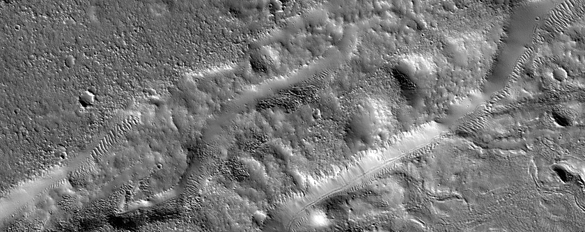 Extensional Features and Secondary Craters