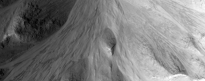 Steep Slopes in Melas Chasma