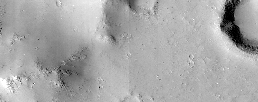 Terrain East of Gusev Crater