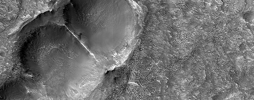 Small Craters on Terby Crater Ejecta