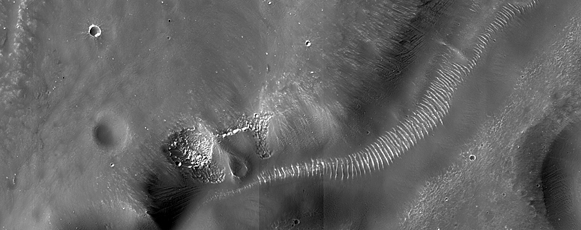 Valley in West Coracis Fossae