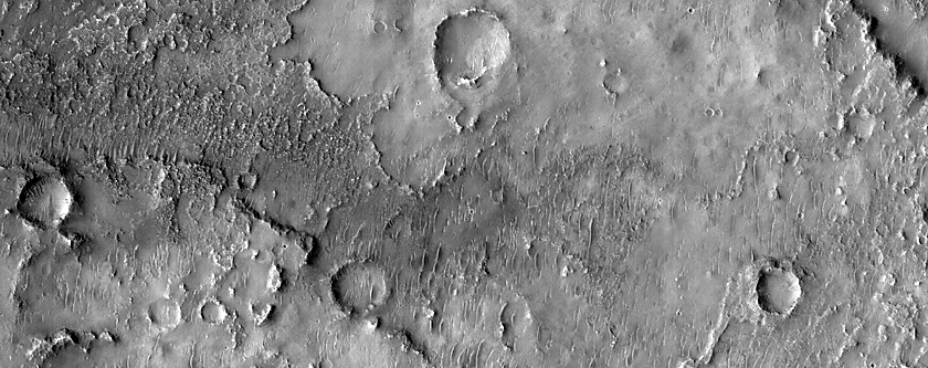 Inverted Channel in Noachis Terra