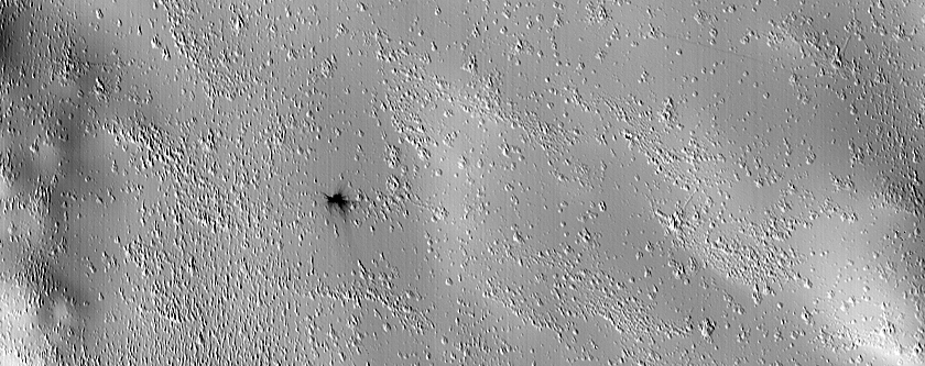 Candidate Recent Impact Site