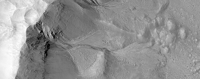 Gullied Crater