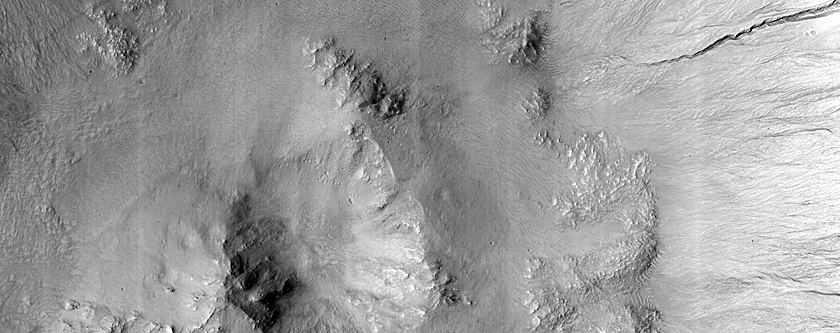 Gullied Crater