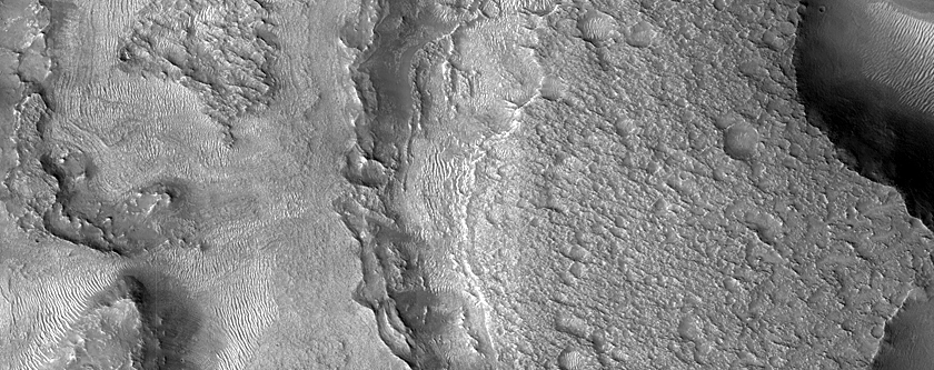 Olivine and Hydrated Mineral-Rich Terrain in Nili Fossae