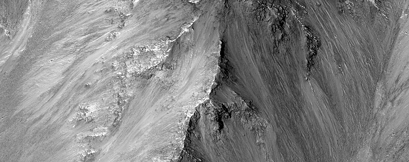 Phyllosilicates Exposed in North Wall of East Coprates Chasma
