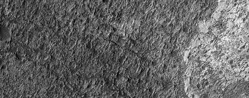 Possible Olivine-Rich Plains of Southern Terra Sabaea