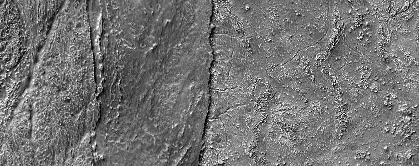 Fluid Malformed Terrain of Wirtz Crater