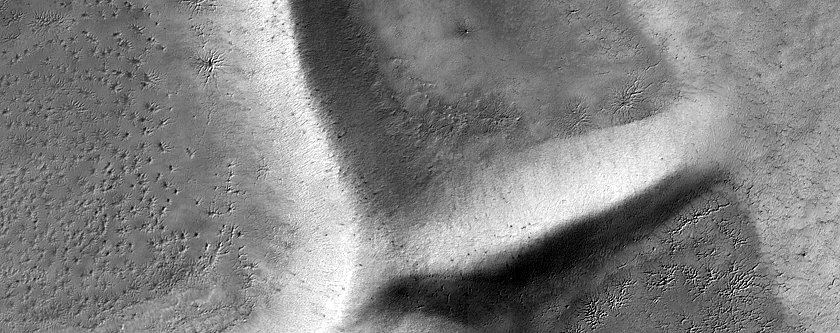Monitor Defrosting Patterns on Ridges in Region Dubbed Inca City