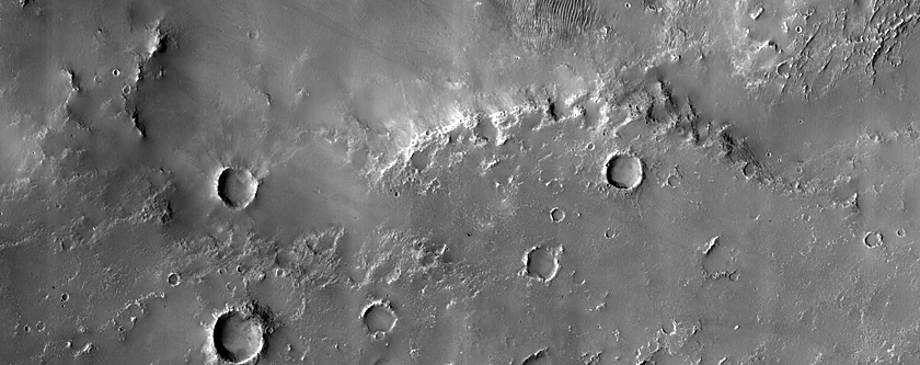 Impact Basin Rim in Terra Sabaea