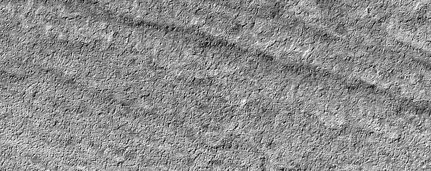 Landforms above Subsurface Radar Observations of South Polar Cap