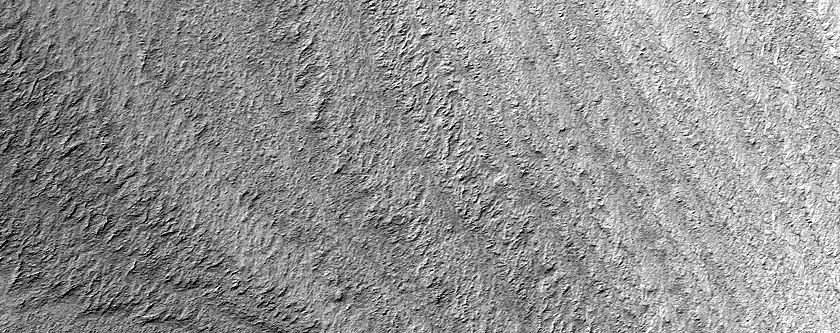 Basal Exposure of South Polar Layered Deposits