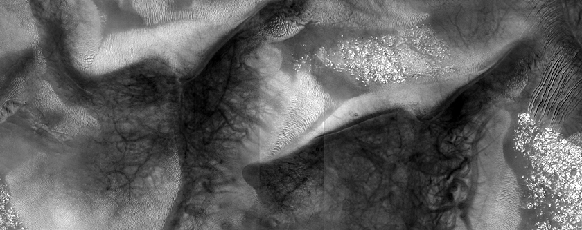 Central Russell Crater Erg